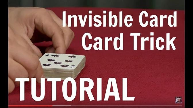 Invisible Card Card Trick Tutorial - Card Tricks Revealed