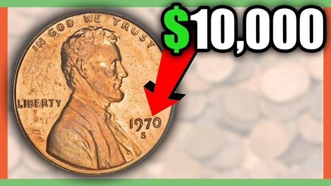 $10,000 RARE PENNY COINS TO LOOK FOR - RARE ERROR PENNIES WORTH MONEY!!