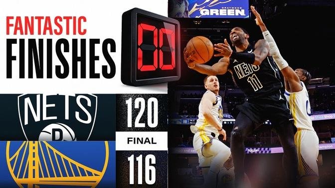 EXCITING ENDING In Final 1:32 Nets vs Warriors | January 22, 2023