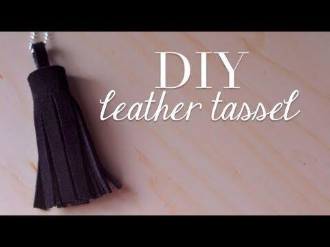 DIY Leather Tassel