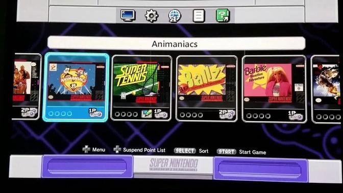 Super Nintendo Mini Classic With Loaded Games!