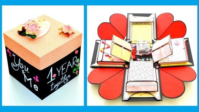 DIY Paper Crafts | Picture Explosion Box Card | Memory Exploding Gift Box