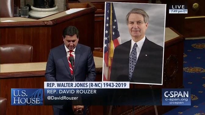 Rouzer Floor Speech In Recognition Of Congressman Walter B. Jones ...