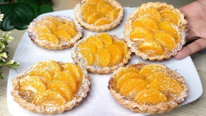 Take tangerines and make this delicious dessert, in 5 minutes you will make it every day