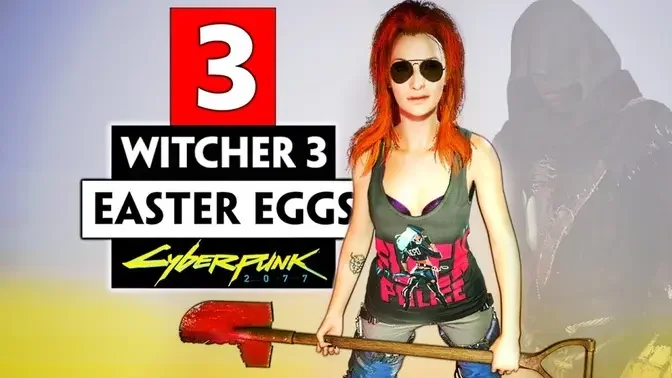 Cyberpunk 2077: Caretaker's Spade, Yennefer's Raven Skull, Piece of Filth, Witch Hunters Easter Eggs