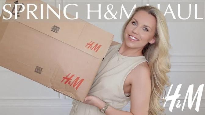 H&M HAUL SPRING 2022 *TRY ON* SUMMER FASHION