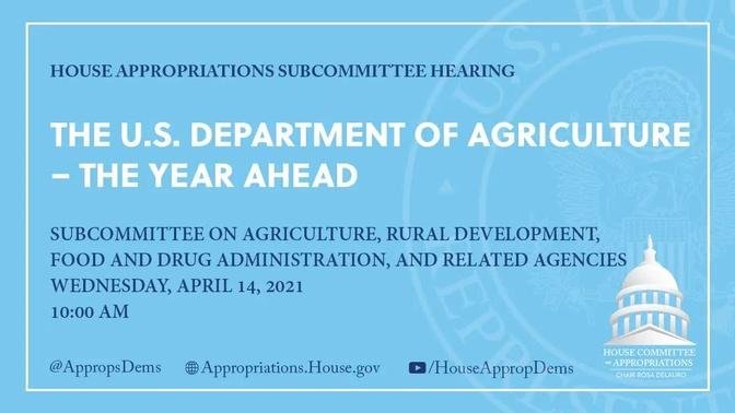 The U.S. Department of Agriculture – The Year Ahead (EventID=111435)