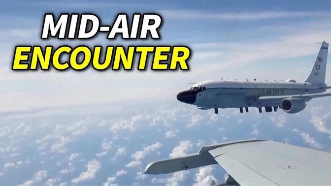 China fighter jet flew within 10 feet of US surveillance plane. | Digging to China