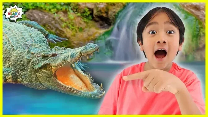 Ryan Learns Alligator Facts for Kids! | Educational Video with Ryan's World