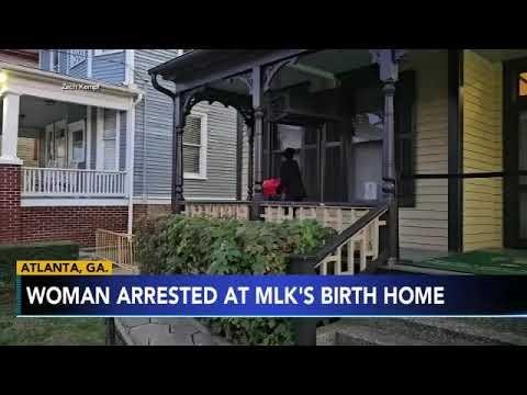 Woman arrested after allegedly pouring gasoline on MLK Jr.'s birth home