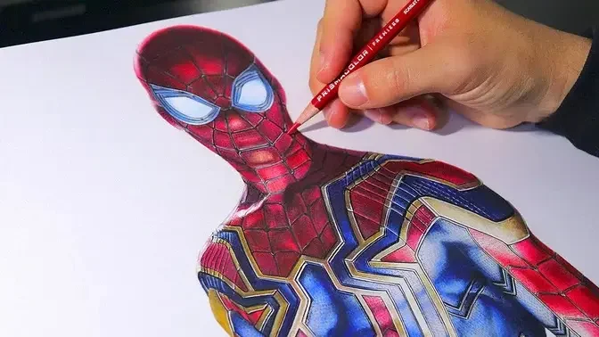 Cómo dibujar a Spiderman realista 