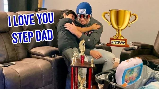 Surprising My Step DAD With The Best Gift EVER! Emotional