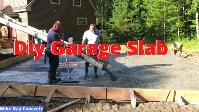 Diy Garage Slab (How To Pour A Concrete Slab)