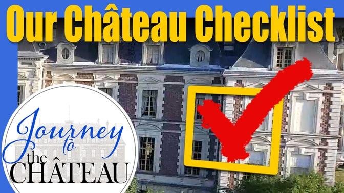 Our Chateau Checklist - Journey to the Château, Ep. 4