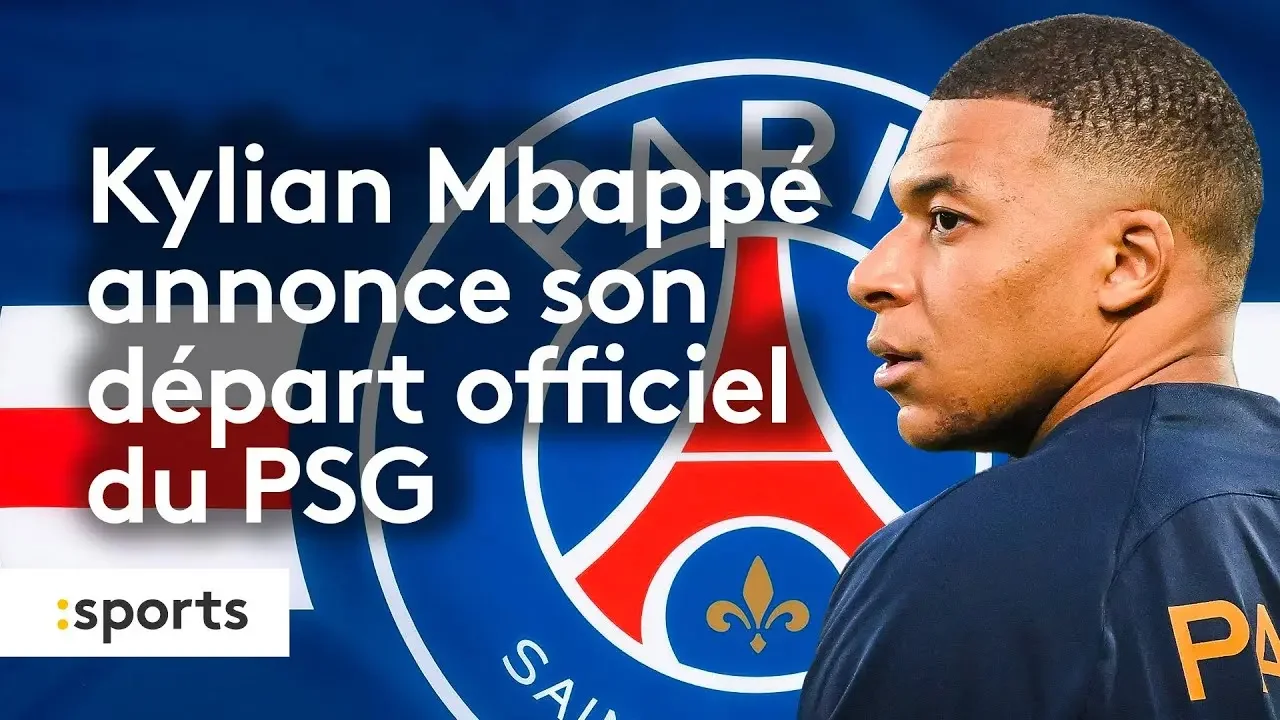 Kylian Mbappé officialise son départ du PSG, sans révéler le nom de son prochain club