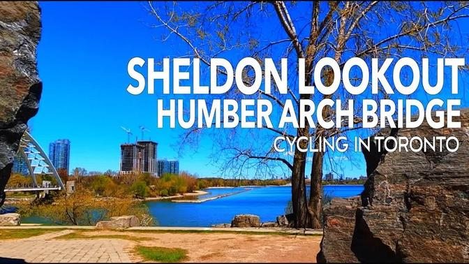 CYCLING IN TORONTO  - HUMBER ARCH BRIDGE and SHELDON LOOKOUT