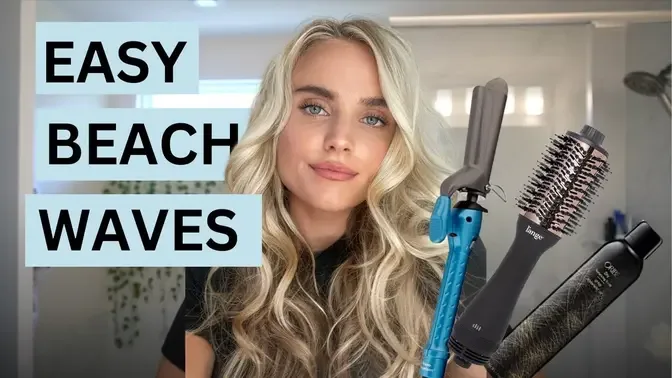 Easy Beach Waves Hair Tutorial 3047