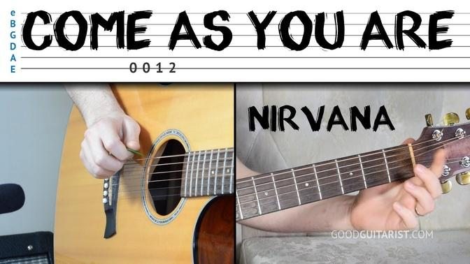 Come As You Are  Guitar Tutorial - Nirvana   Easy Guitar Lesson - Riff, Chords & Strumming