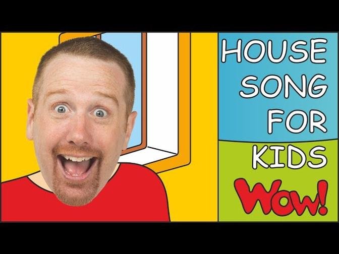House Song for Kids | Steve and Maggie | Songs for Children