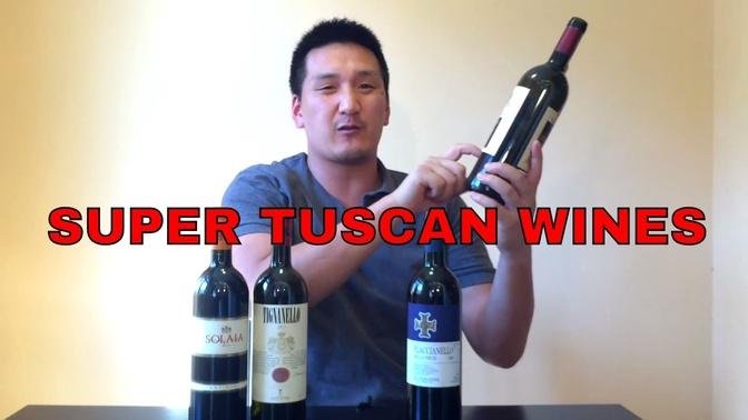 Italian RED Wine_ Super Tuscan, Sangiovese-based Wines