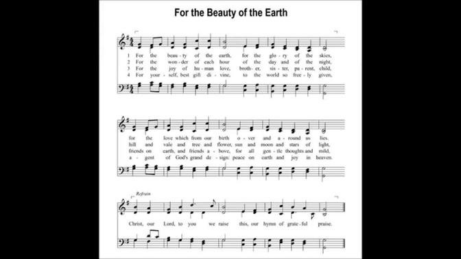 For the Beauty of the Earth (Dix) Piano solo