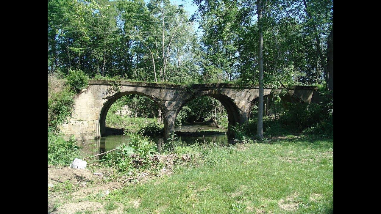 The  Abandoned  Mt   Lawn,  Interurban  Phantom  Bridge,  Mt   Lawn,  Indiana