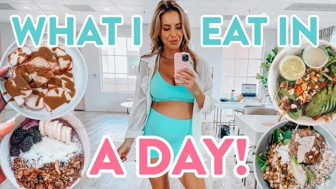 WHAT I EAT IN A DAY | Easy Healthy & Realistic Meals