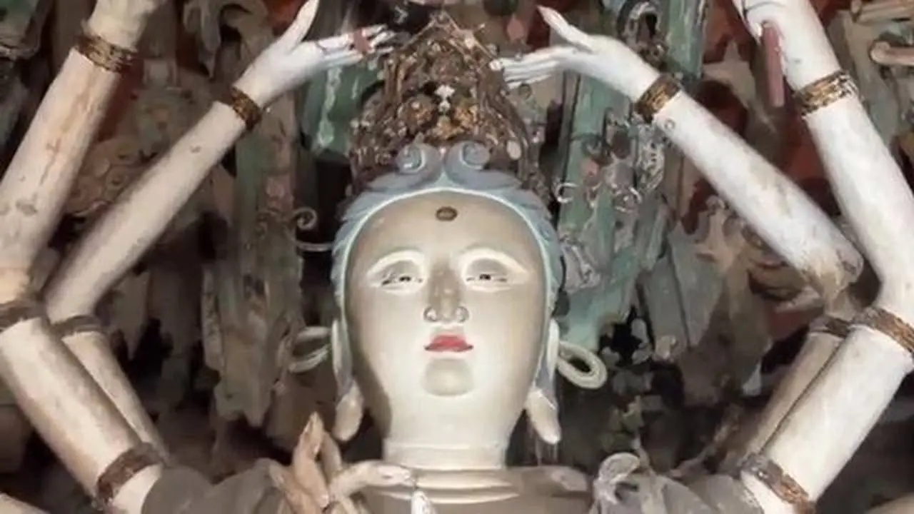 Shuanglin Temple in Pingyao, Shanxi, China.