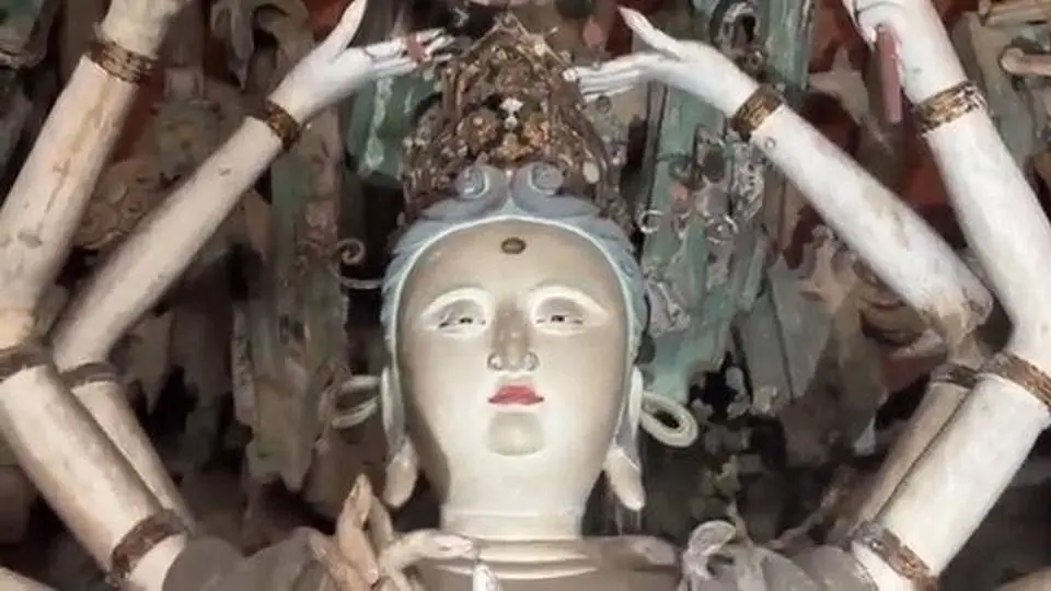 Shuanglin Temple in Pingyao, Shanxi, China.