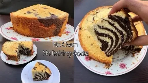 Marble Cake Recipe without Oven/ Zebra Cake #marblecake #zebracake #trending #topstories