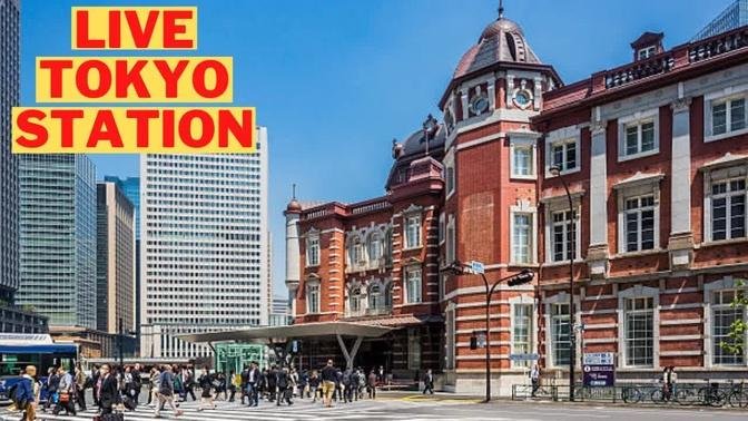 🔴 LIVE FROM TOKYO STATION IN JAPAN AND WALKING TO AKIHABARA