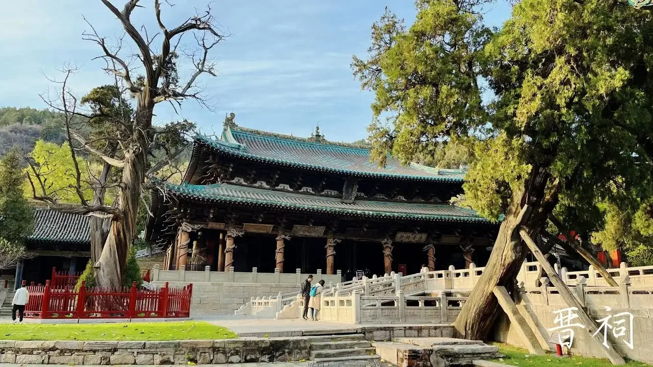 Saint Mother Hall & World‘s First Flyover of Jinci Temple | 1,000 Year Old Structures