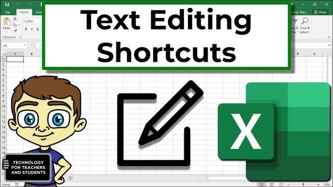 Shortcuts for Editing Text in Excel