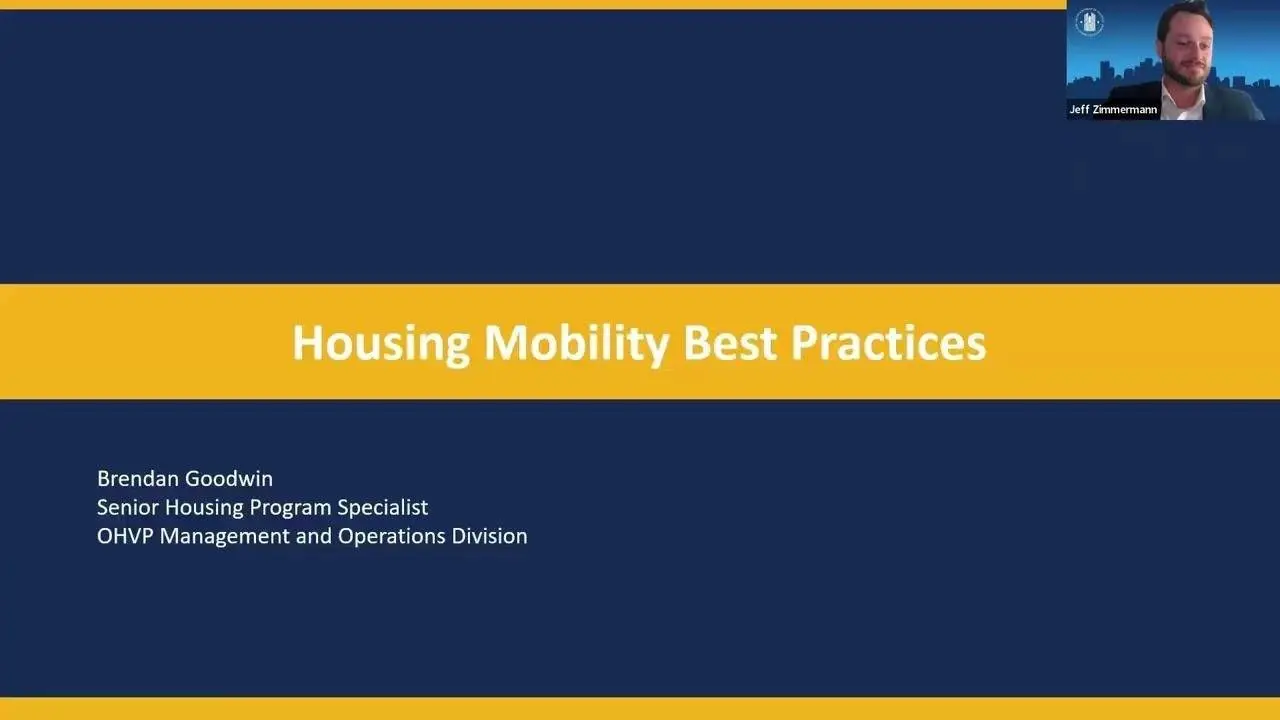 HCV Utilization Webinar - Mobility Best Practices