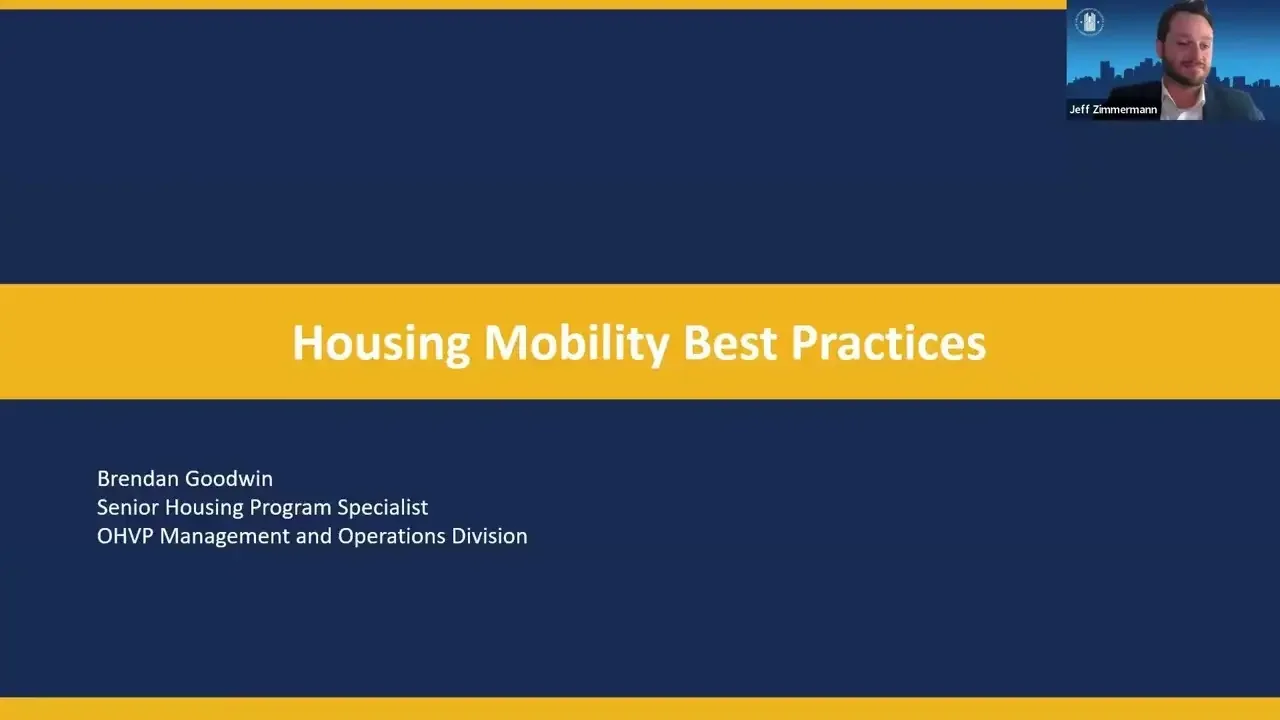 HCV Utilization Webinar - Mobility Best Practices