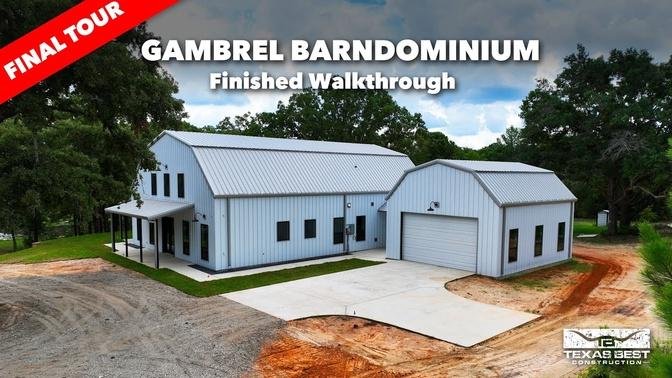 Gambrel Barndominium Home TOUR | Texas Best Construction