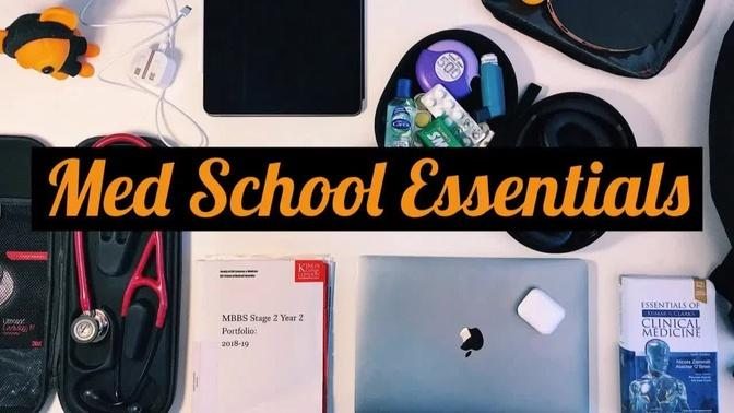WHAT'S IN MY BAG? Med School Edition | KharmaMedic