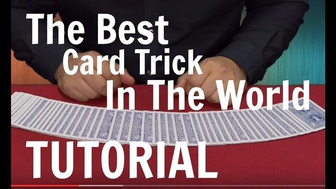 The Best Card Trick in the World Tutorial - Card Magic Tricks