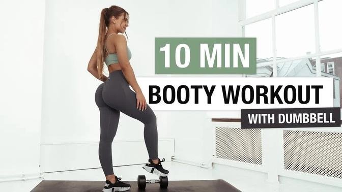 10 MIN GLUTE WORKOUT for a Lifted and Pumped Booty