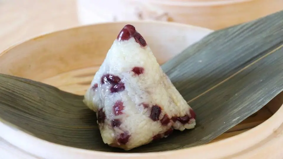 豆沙粽子做法【美食天堂】