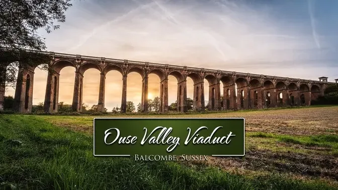 Ouse Valley Viaduct, England Drone Flight