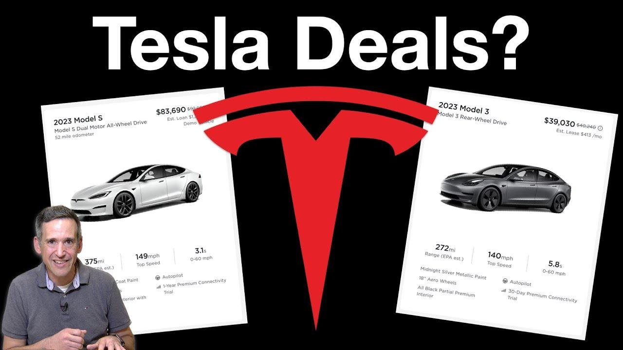How to Find a Good Deal on a New Tesla - Lots of Excess Inventory!