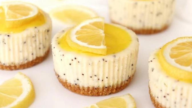 Mini Lemon Cheesecake Recipe | Top Tasty Recipes