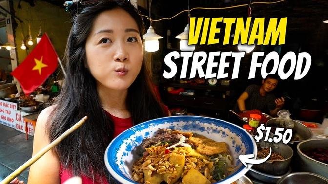 🇻🇳 Ultimate VIETNAM STREET FOOD Tour in Hanoi (Cheap and Delicious!)