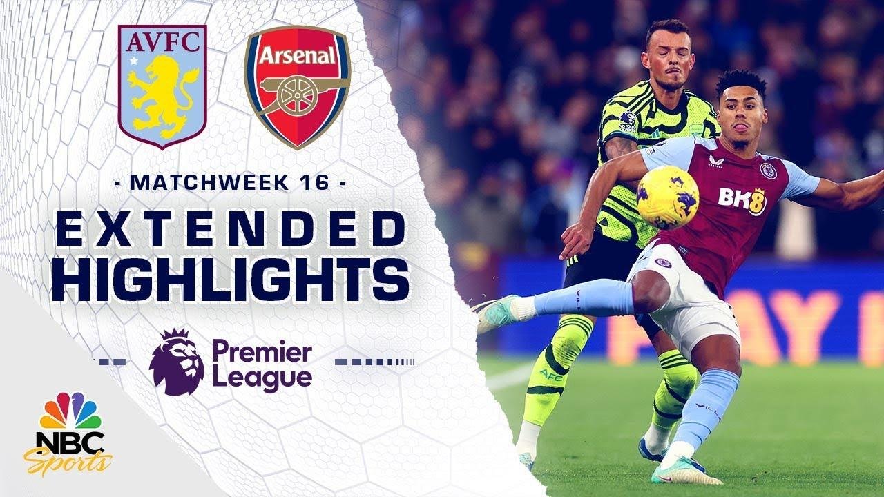 Aston Villa v. Arsenal | PREMIER LEAGUE HIGHLIGHTS | 12/9/2023 | NBC Sports
