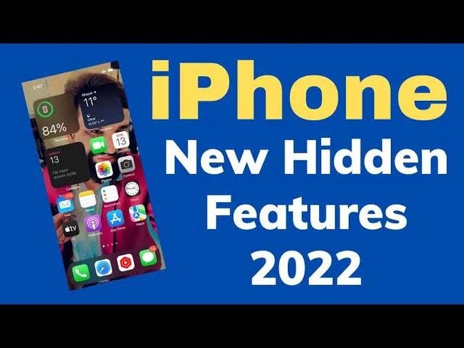 New iPhone Hidden Features 2022,iPhone Tips and tricks 2022 For iPhone 13,iPhone 12,iPhone 11