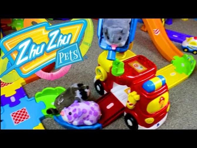 Smart Wheels City: Zhu Zhu Pets 2017! Vtech Go! Go! Smart Wheel Playsets & Zhu Zhu Hamsters