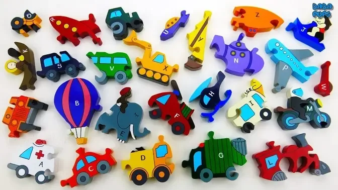 Transport Alphabet ABC For Kids ABC Cars Transport ABC Song Alphabet with  Transport Vehicles Name