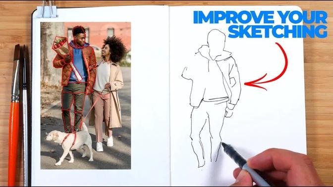 Improve your figure sketching with this simple technique!