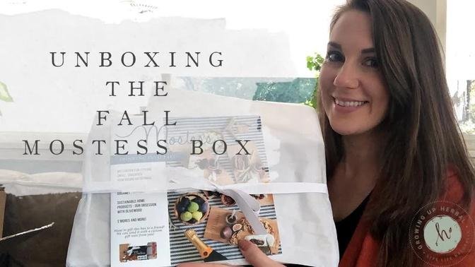 FALL Mostess Box UNBOXING